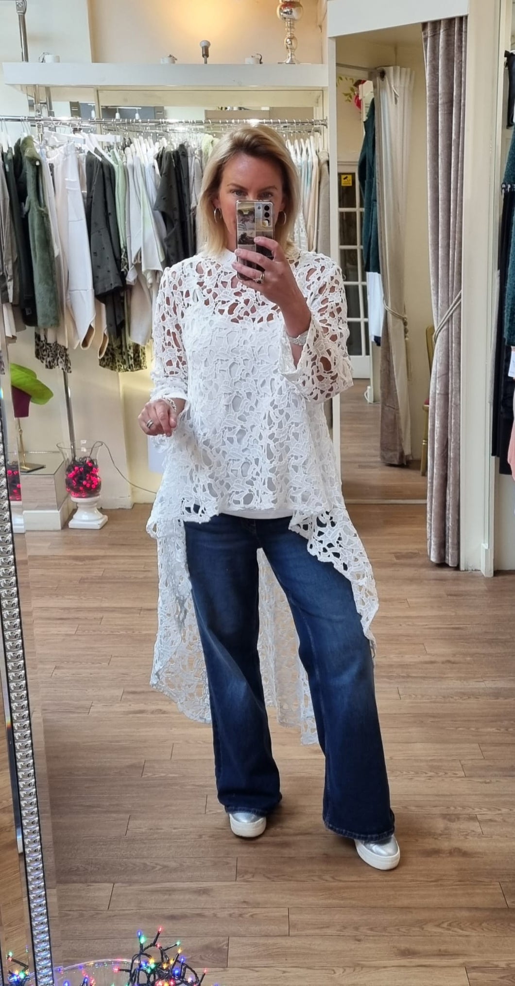 Malissa J White Swing Top 2443