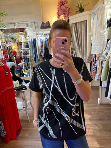 Malissa J Swirl tee 2453