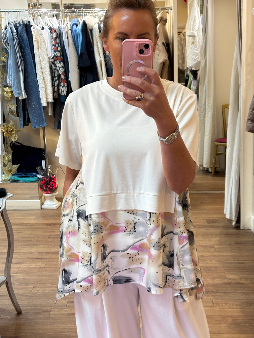 Bella Swing Top Cream