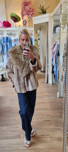 Brown Faux Fur Jacket
