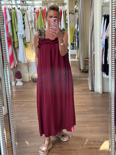 Suzy Dress Burgundy