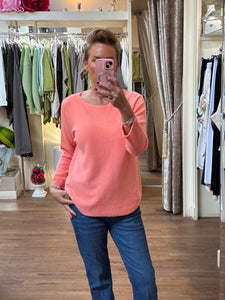 Amber Knit Soft Coral