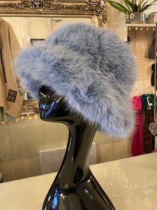 Faux Fur Furry Bucket Hat