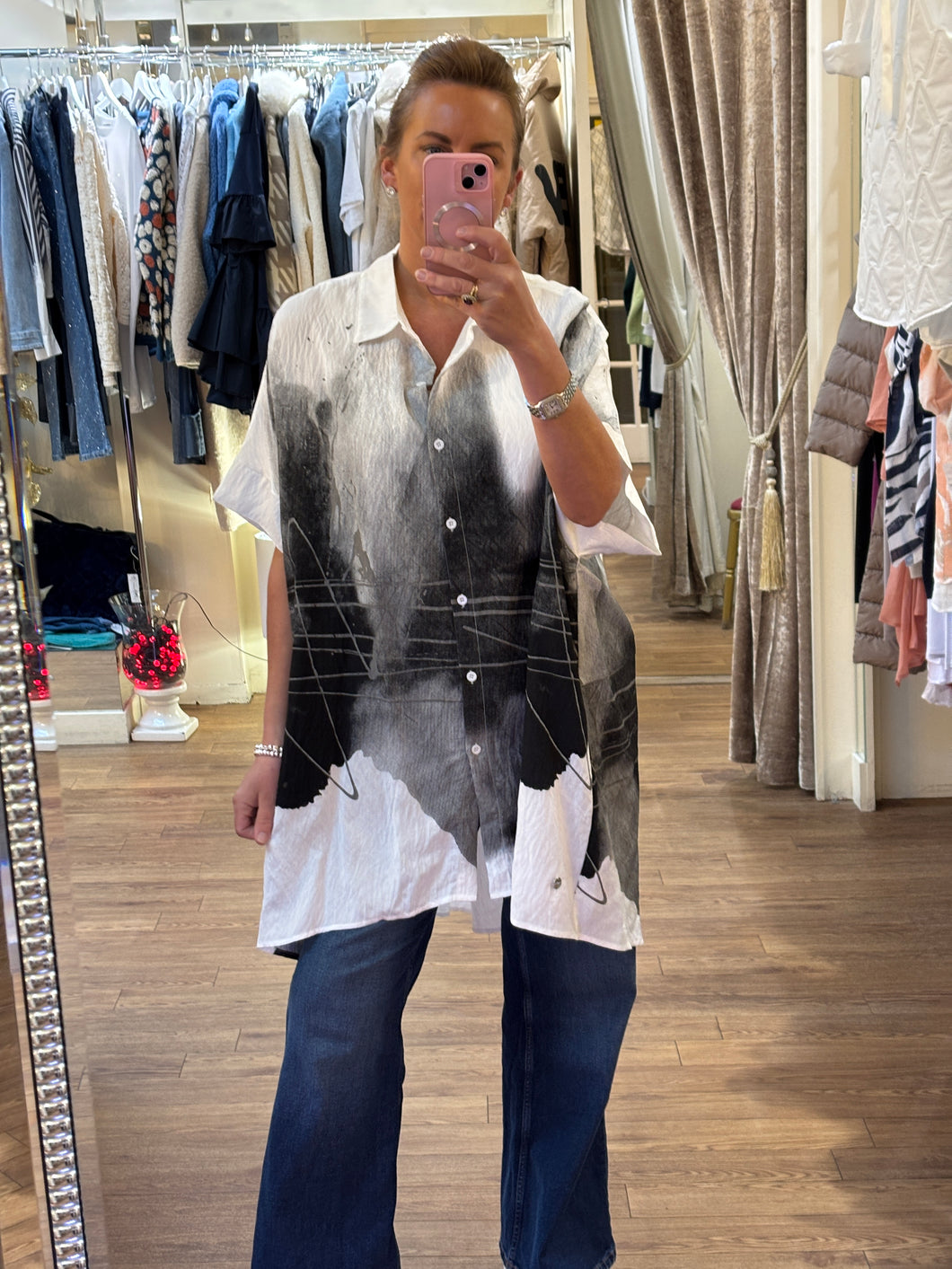 Malissa J Printed Shirt  2448