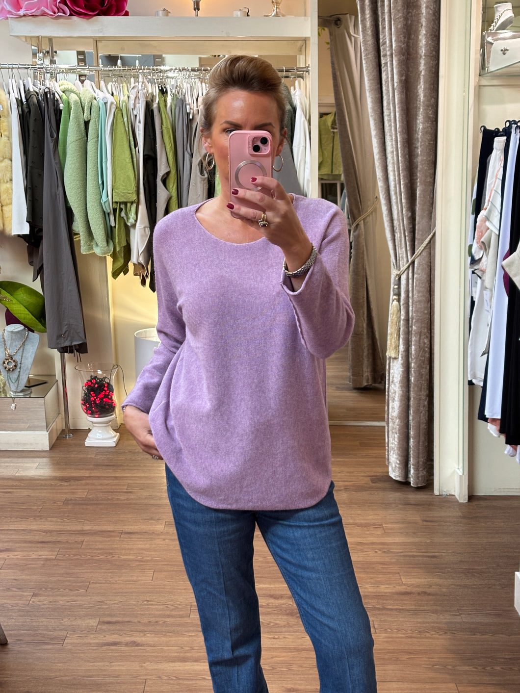 Amber Knit Lavender