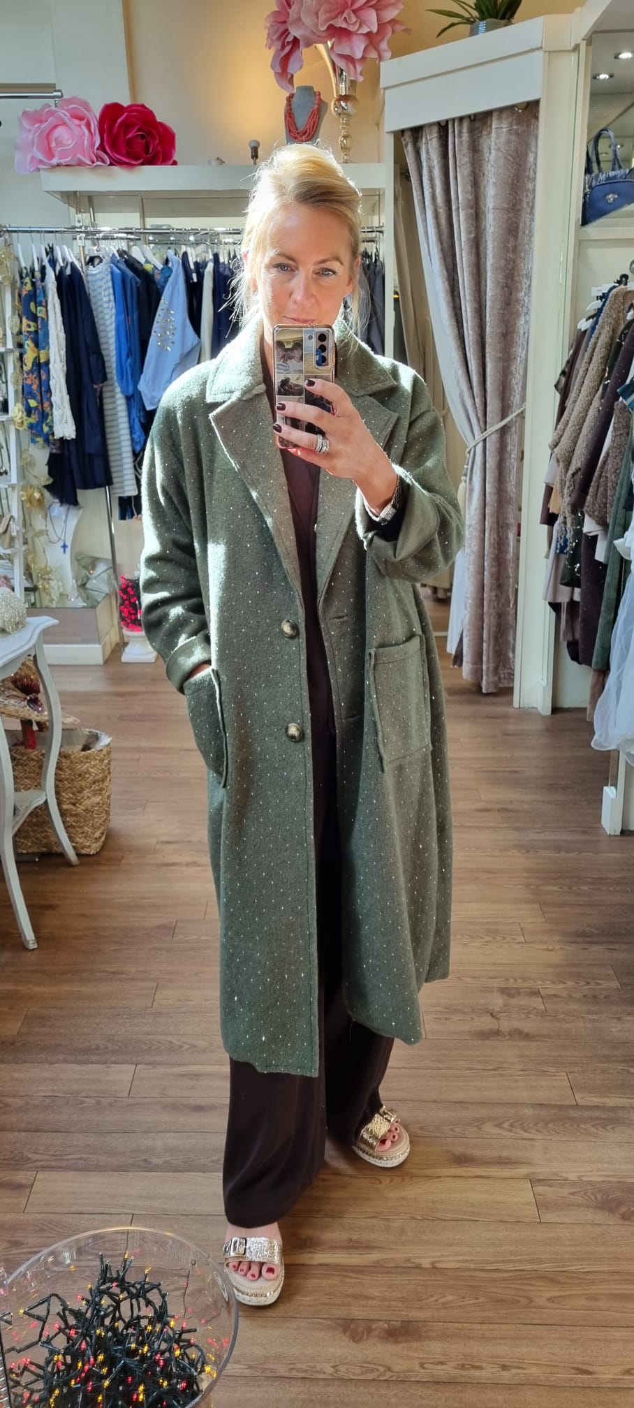 Sparkle Coat Green