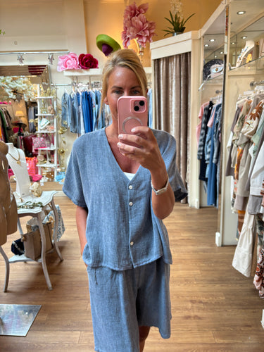 Pippa Top Denim Blue