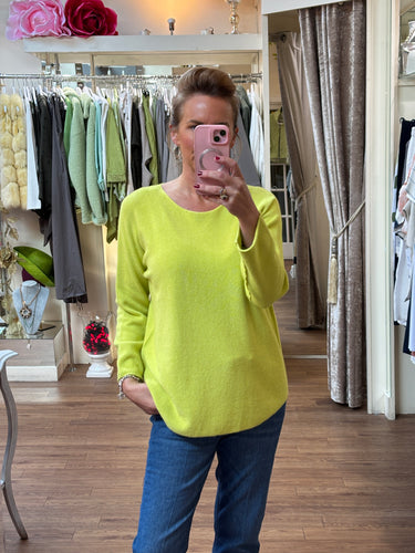 Amber Knit Lime