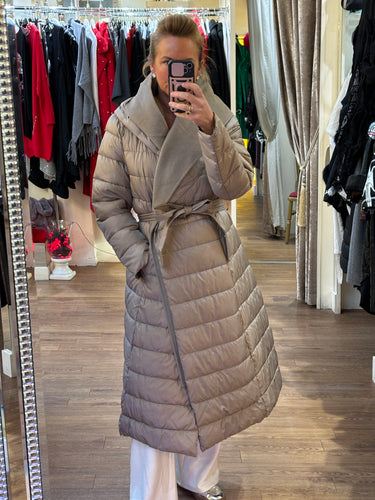 Dolly Long Puffer Taupe