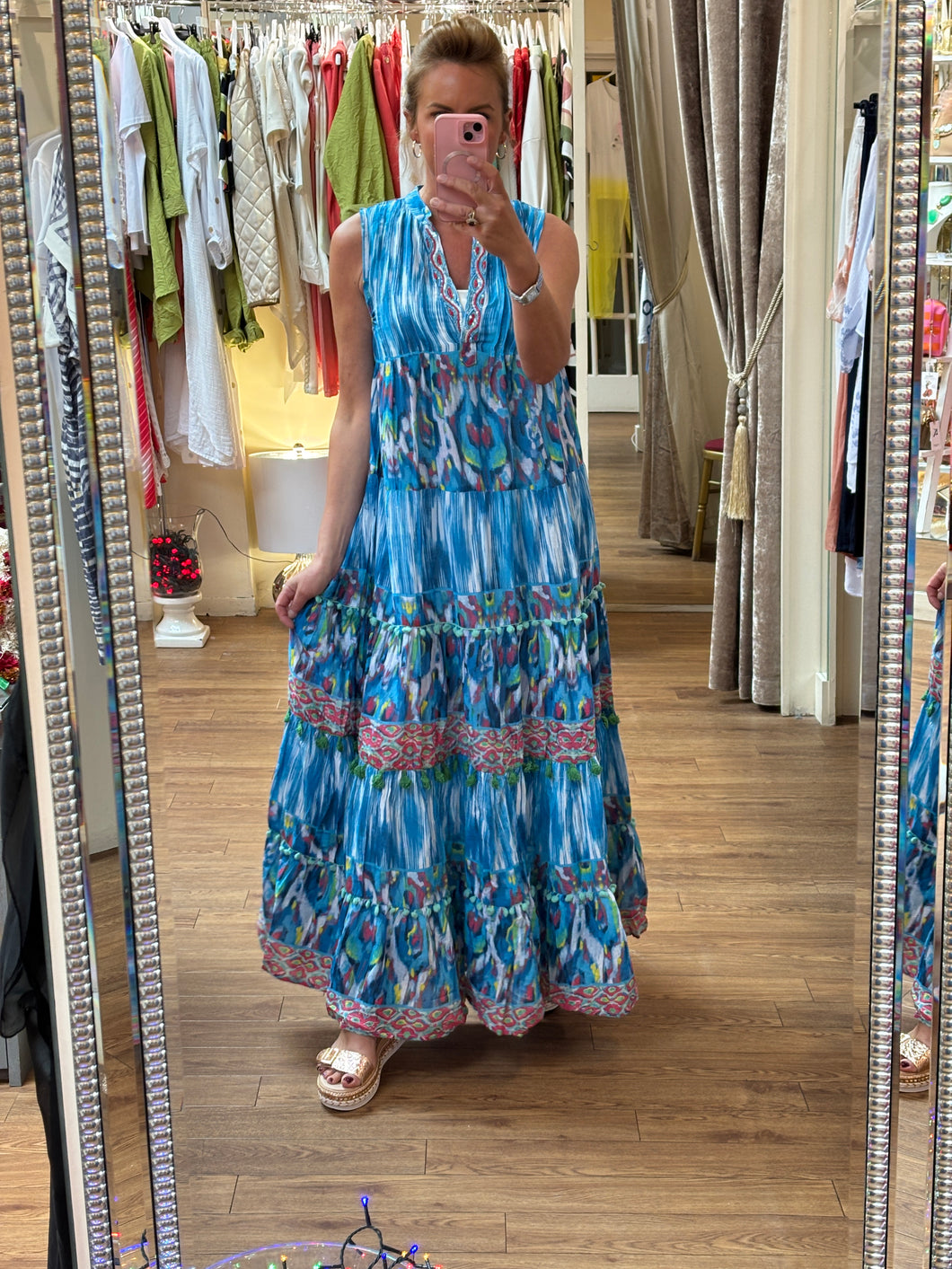 India Dress Blue