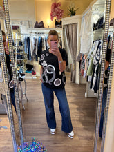 Load image into Gallery viewer, Malissa J Black Circle Tee 2465