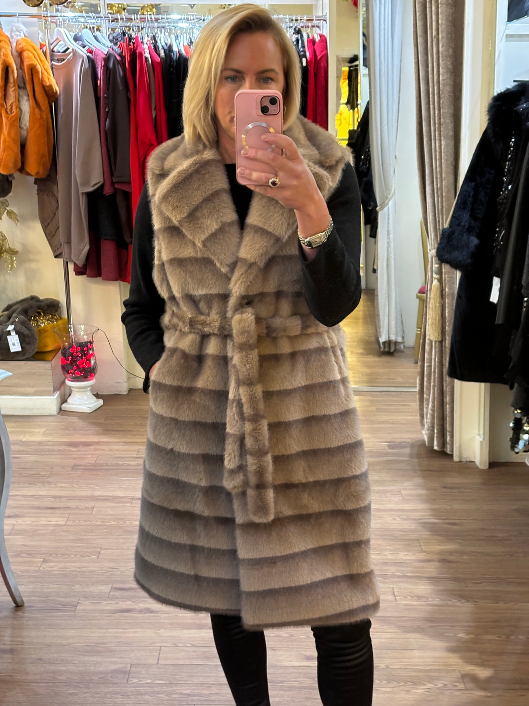 Hannah Gilet Mocha