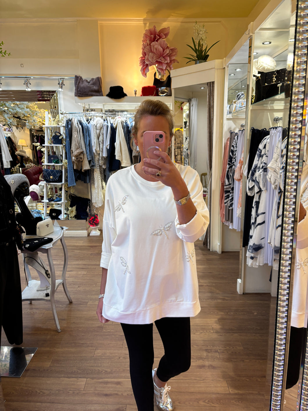 Dragonfly Top White