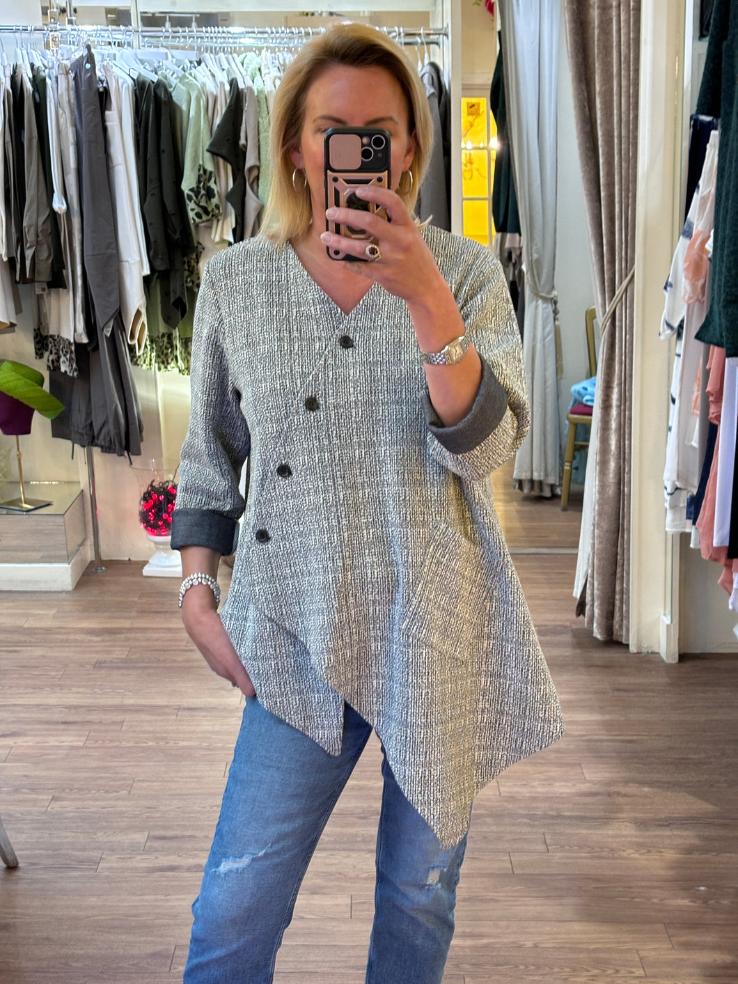 Millie Top Denim