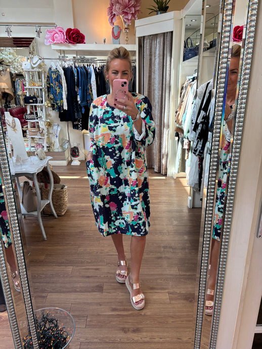Bella Blue Graphic Dress
