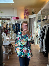 Load image into Gallery viewer, Bella Blue Graphic Top