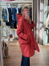 Load image into Gallery viewer, Bella Blue Burnt Orange Coat