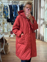 Load image into Gallery viewer, Bella Blue Burnt Orange Coat