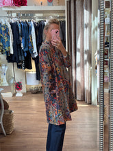 Load image into Gallery viewer, Bella Blue Velour Button Tunic