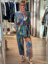 Load image into Gallery viewer, Bella Blue Splash Trousers