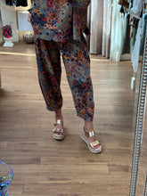 Load image into Gallery viewer, Bella Blue Velour Trousers