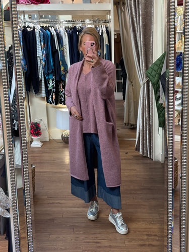 Soft Knit Lilac Cardigan