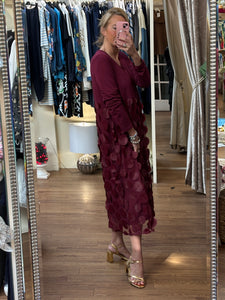 Malissa J Wine Circle Dress wf1965a