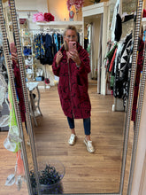 Load image into Gallery viewer, Swirl Pattern Jacket Red