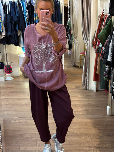 Plum Trousers
