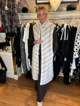 Load image into Gallery viewer, Malissa J Cream Longline Gilet gc20523