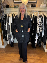 Load image into Gallery viewer, Sparkle Cardigan Black