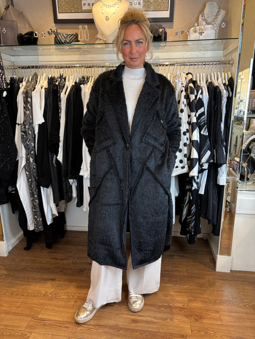 Black Shaggy Coat