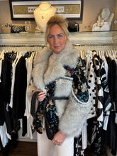 Load image into Gallery viewer, Sequin Coat Beige