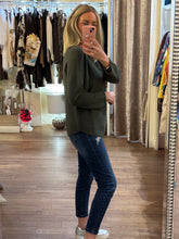 Load image into Gallery viewer, Long Sleeve Knit Olive Green