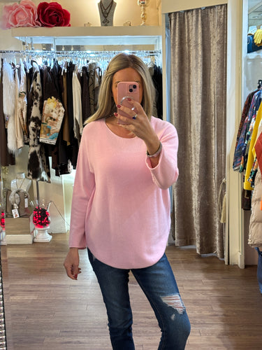 Long sleeve Knit Baby pink