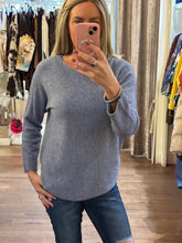 Load image into Gallery viewer, Long Sleeve Knit Soft Blue