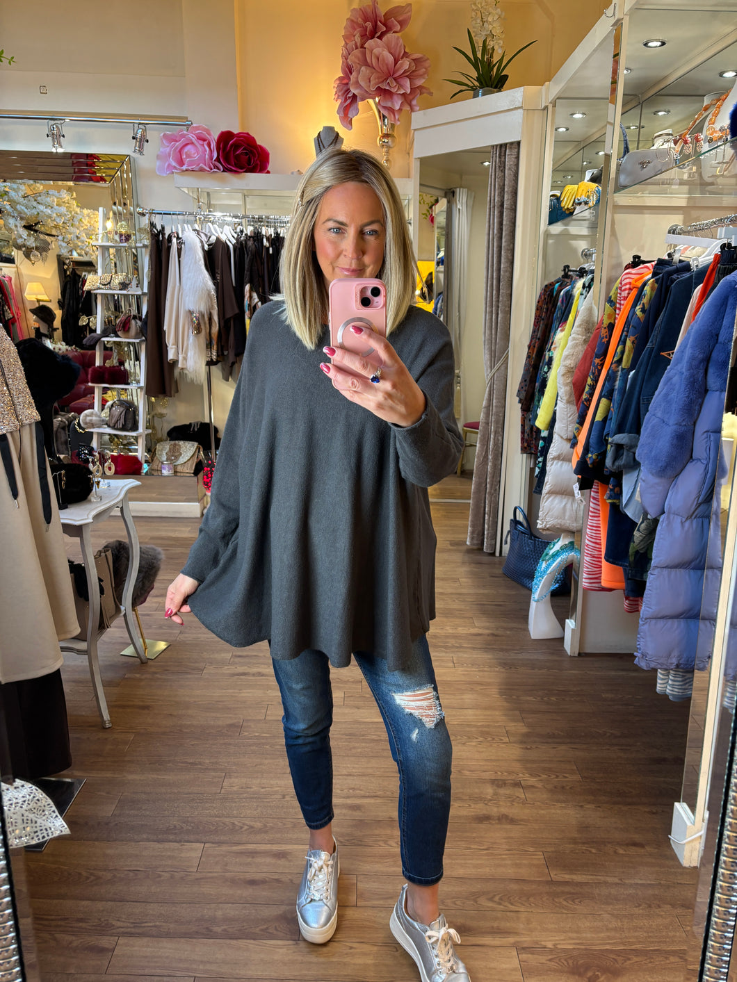 Swing Knit Dark Grey