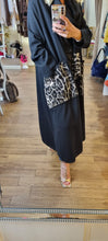 Load image into Gallery viewer, Malissa J Animal Print Knit with Scarf wf 2639