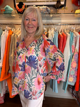 Load image into Gallery viewer, Floral Chiffon Top wf2696