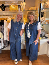Load image into Gallery viewer, Malissa J Indigo Waistcoat wf2665