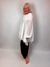 Load image into Gallery viewer, Roll Neck Blouse White