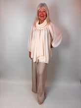 Load image into Gallery viewer, Roll Neck Blouse Cream
