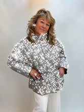 Load image into Gallery viewer, Malissa J Sparkle Jacket Grey wf2754