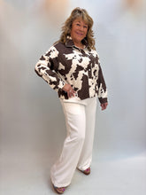 Load image into Gallery viewer, Malissa J Short Cow Print Jacket wf2817
