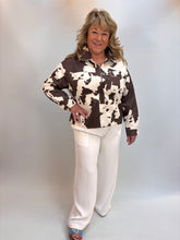Load image into Gallery viewer, Malissa J Short Cow Print Jacket wf2817