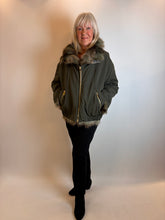 Load image into Gallery viewer, Malissa WF22256 Khaki Reversible Jacket