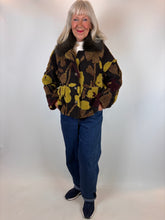 Load image into Gallery viewer, Fleece Like Short Jacket Mustard Brown