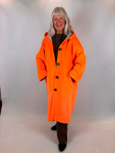 Load image into Gallery viewer, Hooded Sponge Coat Orange