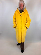 Load image into Gallery viewer, Hooded Sponge Coat Yellow