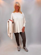 Load image into Gallery viewer, Sparkle Jumper Winter White